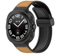 BBZ Galaxy Watch Ultra 47mm Correa,quickfit Leather rubber with Samsung Galaxy Watch Ultra 47mm