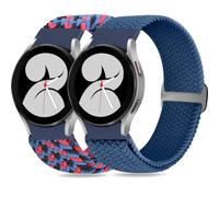 BBZ Galaxy watch7/Galaxy watch FE Correa,Quickfit Elastic Braided Nylon Correa Compatible con Galaxy Watch 6 /Galaxy Watch 5 40mm 44mm /Galaxy Watch 4 40mm 44mm /Galaxy Watch 4 Classic 42mm 46mm