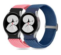 BBZ Galaxy watch7/Galaxy watch FE Correa,Quickfit Elastic Braided Nylon Correa Compatible con Galaxy Watch 6 /Galaxy Watch 5 40mm 44mm /Galaxy Watch 4 40mm 44mm /Galaxy Watch 4 Classic 42mm 46mm