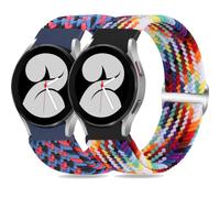 BBZ Galaxy watch7/Galaxy watch FE Correa,Quickfit Elastic Braided Nylon Correa Compatible con Galaxy Watch 6 /Galaxy Watch 5 40mm 44mm /Galaxy Watch 4 40mm 44mm /Galaxy Watch 4 Classic 42mm 46mm