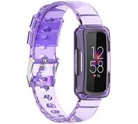 BBZ Inspire 3 Correa,Transparent Reemplazar la Pulsera Deportiva de Silicona Blanda Compatible with Fitbit Inspire 3 Activity Tracker