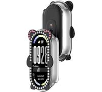 BBZ Little Bear single-row drilling and hollow-out PC + metal watch Funda Compatible con Xiaomi 8 9 10