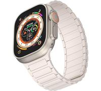 BBZ Magnetic Correas Compatible con Apple Watch 38mm 40mm 41mm 42mm 44mm 45mm 49mm Bands Para Mujeres y hombres Solo Loop,Correas de silicona Para iWatch Series 9 8 7 6 5 4 3 2 1 SE 2nd Ultra