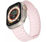 BBZ Magnetic Correas Compatible con Apple Watch 38mm 40mm 41mm 42mm 44mm 45mm 49mm Bands Para Mujeres y hombres Solo Loop,Correas de silicona Para iWatch Series 9 8 7 6 5 4 3 2 1 SE 2nd Ultra