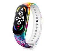 BBZ Mi Band 7 Correa,Pulsera de Repuesto de Silicona Colorida Correa de muñeca Compatible con Xiaomi Band 7