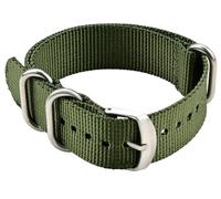 BBZ Nylon Watch Correa, Multicolor Watch Bands Replacement para Men Women 20mm 22mm 24mm Premium Ballistic with Military Heavy Duty 3 Rings Silver Stainless Steel Buckle