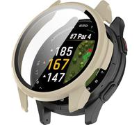BBZ para Approach S50 Funda,PC + Screen Tempered Film,Anti-Scratch All-Inclusive Watch Case Compatible con Garmin Approach S50