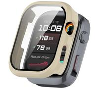 BBZ para D2 Funda,Ultra Slim Full Coverage Hard PC Proctective Case Lightweight Shockproof Anti-Scratch Bumper Cover with Tempered Glass Compatible con HUAWEI Watch D2