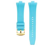 BBZ para NJ0158 Correa,9MM quickfit FKM rubber Strap Compatible con CITIZEN NJ0150 0151 0158