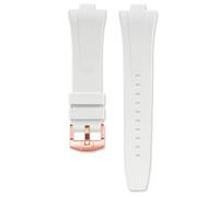 BBZ para NJ0158 Correa,9MM quickfit FKM rubber Strap Compatible con CITIZEN NJ0150 0151 0158