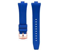 BBZ para NJ0158 Correa,9MM quickfit FKM rubber Strap Compatible con CITIZEN NJ0150 0151 0158