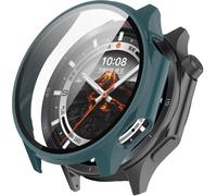 BBZ para Oneplus Watch3 Funda,PC + Screen Tempered Film,Anti-Scratch All-Inclusive Watch Case Compatible with OPPO Watch X2