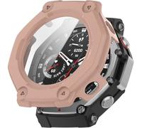 BBZ PC + Screen Tempered Film,Anti-Scratch All-Inclusive Watch Funda Compatible con Amazfit T-Rex3