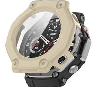 BBZ PC + Screen Tempered Film,Anti-Scratch All-Inclusive Watch Funda Compatible con Amazfit T-Rex3