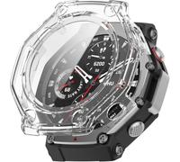 BBZ PC + Screen Tempered Film,Anti-Scratch All-Inclusive Watch Funda Compatible con Amazfit T-Rex3
