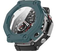 BBZ PC + Screen Tempered Film,Anti-Scratch All-Inclusive Watch Funda Compatible con Amazfit T-Rex3