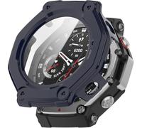 BBZ PC + Screen Tempered Film,Anti-Scratch All-Inclusive Watch Funda Compatible con Amazfit T-Rex3