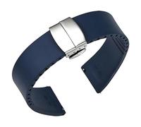 BBZ Quickfit Fluororubber Watch Bands 19mm 20mm 21mm 22mm 24mm Rubber Smartwatch Replacement Band Sport Watchbands for Men Women