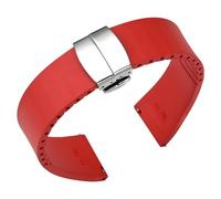 BBZ Quickfit Fluororubber Watch Bands 19mm 20mm 21mm 22mm 24mm Rubber Smartwatch Replacement Band Sport Watchbands for Men Women