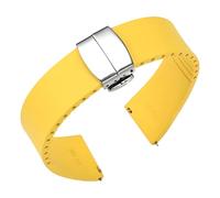BBZ Quickfit Fluororubber Watch Bands 19mm 20mm 21mm 22mm 24mm Rubber Smartwatch Replacement Band Sport Watchbands for Men Women