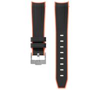 BBZ quickfit Soft Rubber Correas For Omega SEAMASTER PLANET OCEAN Watch 20mm,Omega X Swatch Moonswatch Replacement Correa,Curved No Gap Moonswatch Swatch Correa