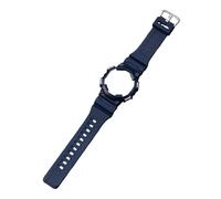 BBZ Replacement Band Compatibilidad con Casio W-735H AEQ110BW AEQ110W AQS-800W AQ-S810W Men's Watch Correa Resin Wristband With Metal buckle
