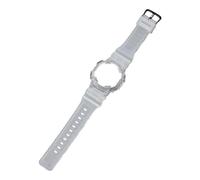 BBZ Replacement Band Compatibilidad con Casio W-735H AEQ110BW AEQ110W AQS-800W AQ-S810W Men's Watch Correa Resin Wristband With Metal buckle