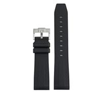 BBZ Rubber Watch Straps (Not Silicone), Replacement Bands for Men, Compatible con Swatch X Blancpain Watches, Stainless Steel Buckle, Choice of Width 22mm