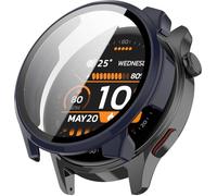 BBZ Scratch-Resist Protective Bumper PC Plating Pouch Shatter-resistant Sleeve Band Cover Shell Bumper Compatible with HAYLOU Watch 4S