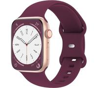BBZ Silicone Sport Correa Compatible con Apple Watch 38mm, 40mm, 41mm, 42mm, 44mm, 45mm, 49mm - Soft Strap for Series 9, 8, 7, 6, 5, 4, 3, 2, 1 SE