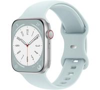 BBZ Silicone Sport Correa Compatible con Apple Watch - Compatible con 38mm, 40mm, 41mm, 42mm, 44mm, 45mm, 49mm - Soft Strap for Series 9, 8, 7, 6, 5, 4, 3, 2, 1 SE