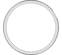 BBZ Single-row drilling and hollow-out PC + metal watch Funda Compatible con honor watch GS5