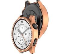 BBZ Single-row drilling and hollow-out PC + metal watch Funda Compatible con Xiaom Watch 5