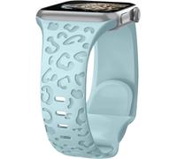 BBZ Soft Silicone Butterfly buckle Women Men Replacement Correa Compatible con Apple Watch Bands 38mm 40mm 41mm 42mm 44mm 45mm 49mm,Ultra 2 & SE & Series 9/8/7/6/5/4/3/2/1