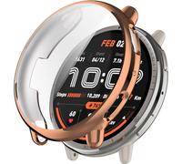 BBZ Soft TPU Scratch-Resist Full-Cover Scratch-Proof Protective Bumper Shell Case Compatible with Amazfit Active2（A2437）