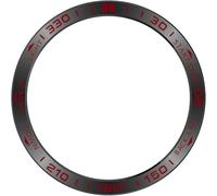 BBZ Steel Loop Adhesive Frame Cover Protectors Compatible with Garmin Quatix 8 47MM 51MM