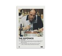 BBZL Póster de la serie de televisión de The Sopranos en lienzo, pintura decorativa, impresión moderna de la familia, niño, niña, dormitorio, sala de estar, decoración de pared, pósteres de 12 x 18