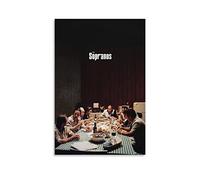 BBZL Póster de la serie de televisión de The Sopranos en lienzo, pintura decorativa, impresión moderna de la familia, niño, niña, dormitorio, sala de estar, decoración de pared, pósteres de 12 x 18