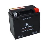 BC BATTERY 12V 4Ah GEL Batería de motocicleta BCTX5L-GEL para motocicleta y scooter, sin mantenimiento, sellada, precargada, similar a YTX5L-BS