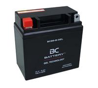 BC BATTERY Batería de arranque de motocicleta con GEL 12V 9Ah BCB9-B - GEL Moto&Scooter, precargada sellada sin mantenimiento similar a YB9-B