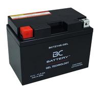BC BATTERY Batería de arranque para motocicleta con GEL 12V 11.2Ah BCTZ14S-GEL Moto&Scooter, sellada y precargada sin mantenimiento similar a YTZ14S