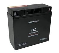BC BATTERY Batería de arranque para motocicleta con GEL 12V 22Ah BC51913-GEL Moto&Scooter, sin mantenimiento sellada precargada similar a 51913
