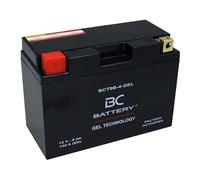 BC BATTERY Batería de arranque para motocicleta con GEL 12V 8Ah BCT9B-4-GEL Moto&Scooter, sellada y precargada sin mantenimiento similar a YT9B-BS