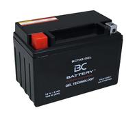 BC BATTERY Batería de arranque para motocicleta con GEL 12V 8Ah BCTX9-GEL Motocicleta y Scooter, sin mantenimiento sellada y precargada similar a YTX9-BS