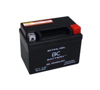 BC BATTERY Batería de motocicleta con GEL 12V 3Ah BCTX4L-GEL motocicleta y scooter, sin mantenimiento sellada precargada similar a YTX4L-BS