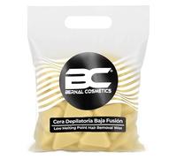 BC Cera Depilatoria en Miel 1kg - Cera Española Elástica de Baja Fusión para Piel Sensible, Depilación Profesional Facial y Corporal Sin Bandas