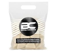 BC Cera Depilatoria en Perlas Opal 1kg - Cera Española Elástica de Baja Fusión para Piel Sensible, Depilación Profesional Facial y Corporal sin Bandas
