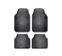 BC Corona ALF10130 Alfombra de Goma Efecto Aluminio, Carbón