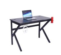 Bc-elec - WD0004 - Escritorio para videojuegos (110 x 60 x 75 cm, con pasacables y soporte para auriculares)