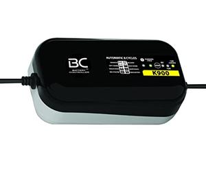 BC K900 - 6/12V 0,9A - Cargador y Mantenedor de Baterías con 3 Programas de Carga: 6 Volt/12 Volt/12 Volt CAN-Bus para Motos BMW